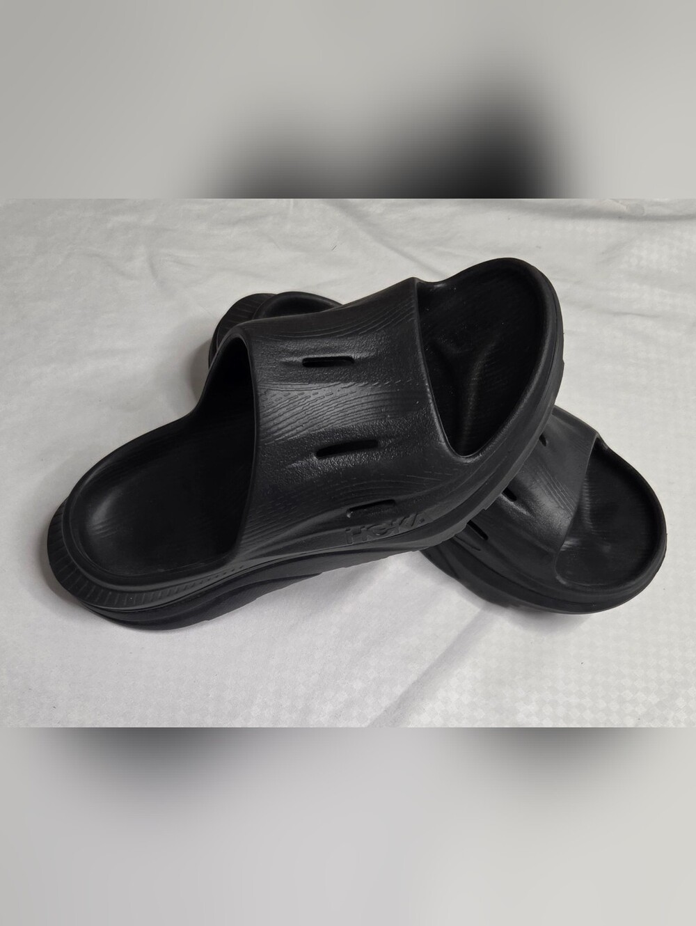 Hoka Womens Ora Recovery Slide, Black Size 6 Training Running - Picture 2 of 7
